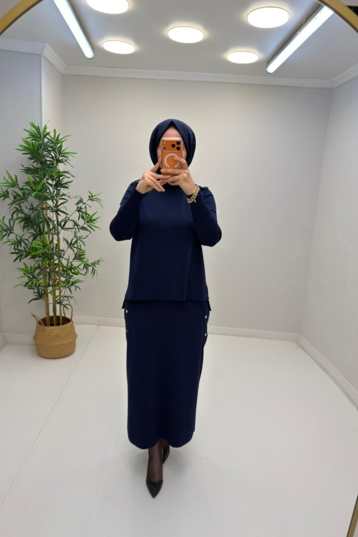 Viva Merserize  Takım  Lacivert