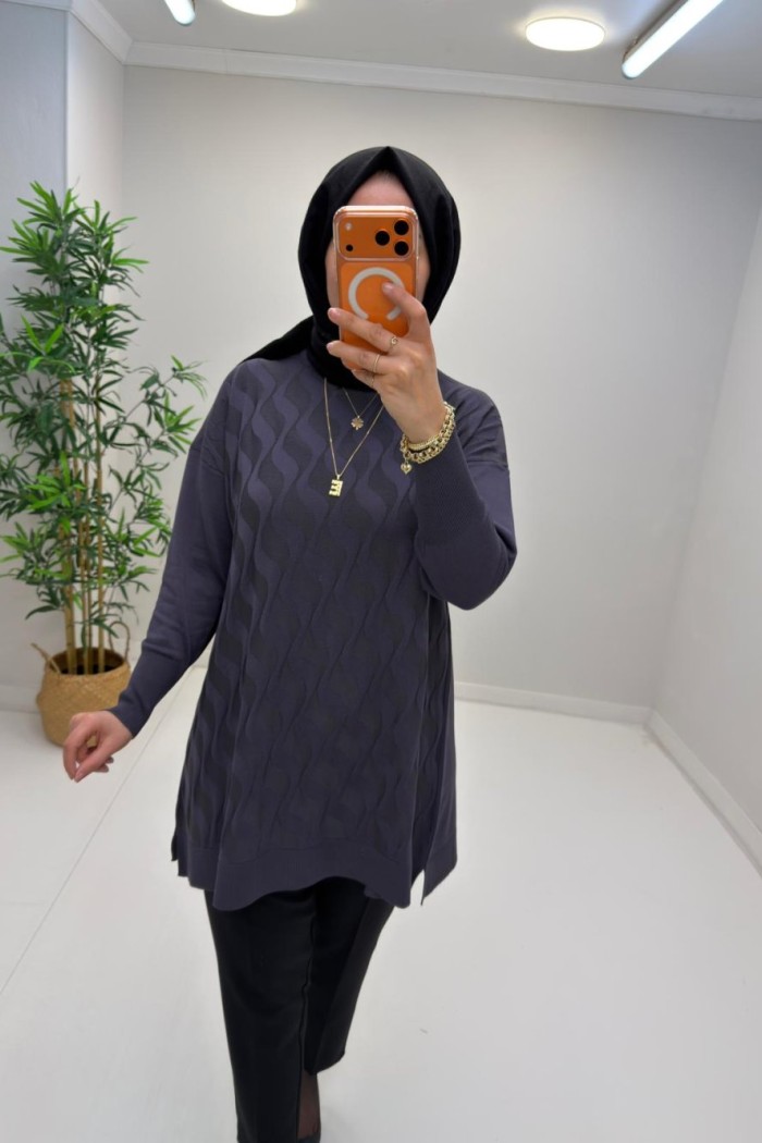 Yonca Merserize Tunik Antrasit