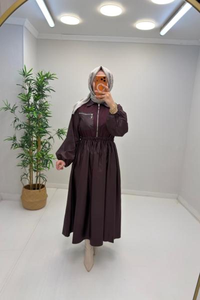 Nera Elbise Bordo