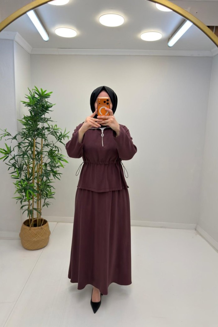 Elçin Etekli Takım Mürdüm