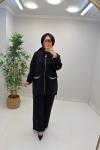 Selin Taşlı Takım Siyah