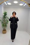 Selin Taşlı Takım Siyah
