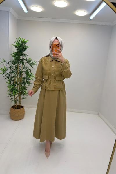 Arya Tensel Elbise Sarı