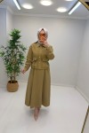 Arya Tensel Elbise Sarı