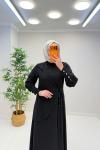 Eliz Tensel Elbise Siyah
