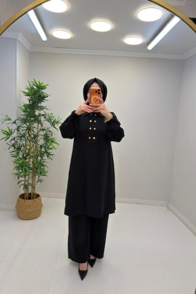 Ayda Qupra Takım Siyah