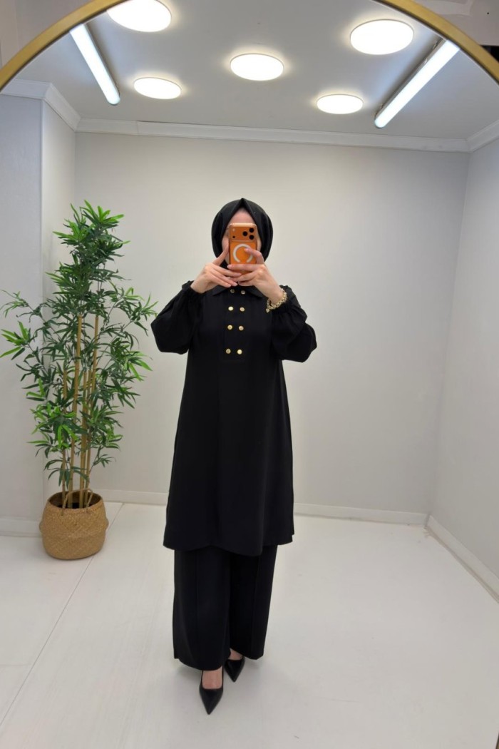 Ayda Qupra Takım Siyah