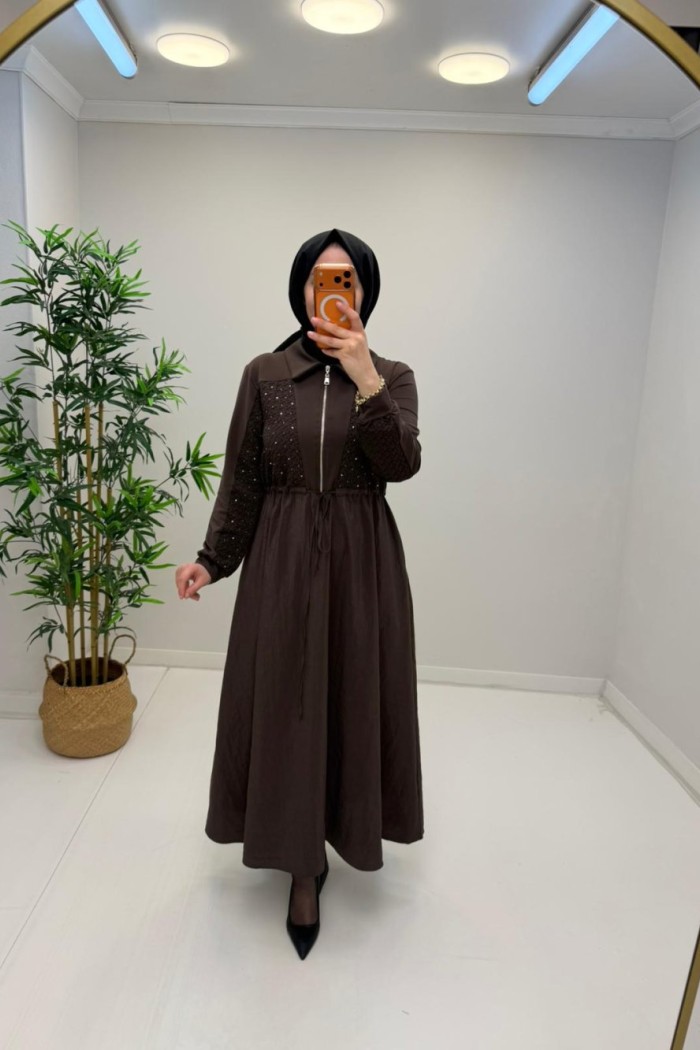 Noya Elbise Kahverengi
