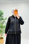 Elvan Etekli Takım Siyah