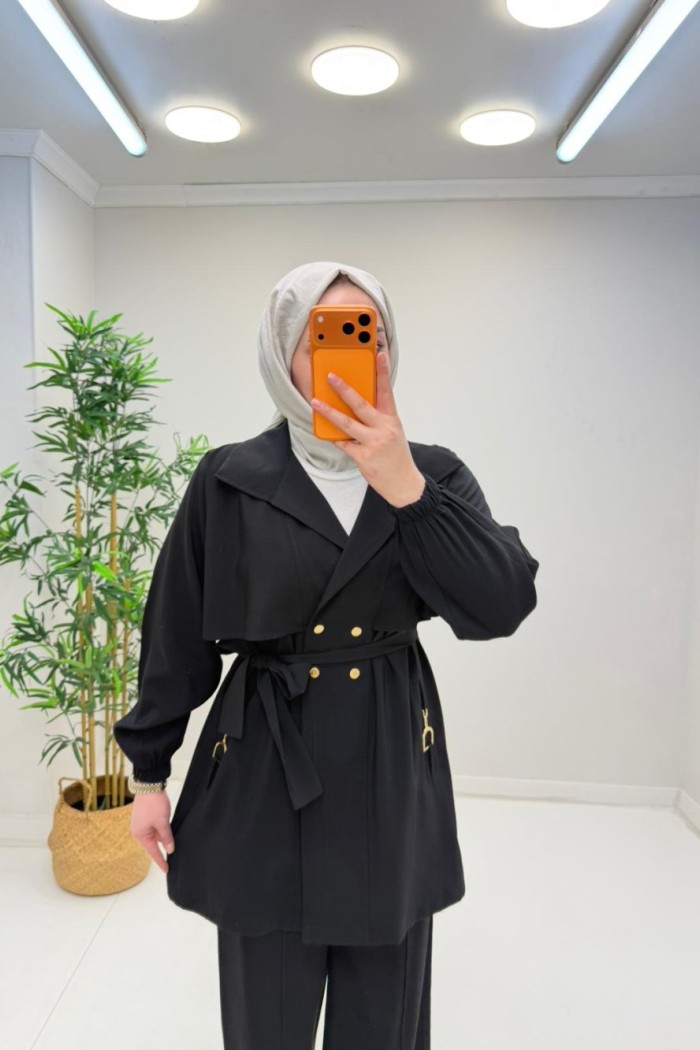 Melodi Qupra Takım Siyah
