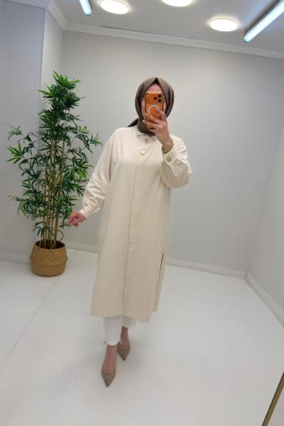 LOTUS %100 PAMUK COTTON GÖMLEK Taş Rengi