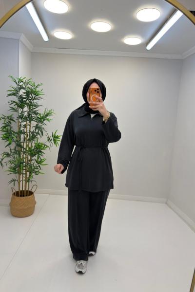 Puane Liya Takım Siyah