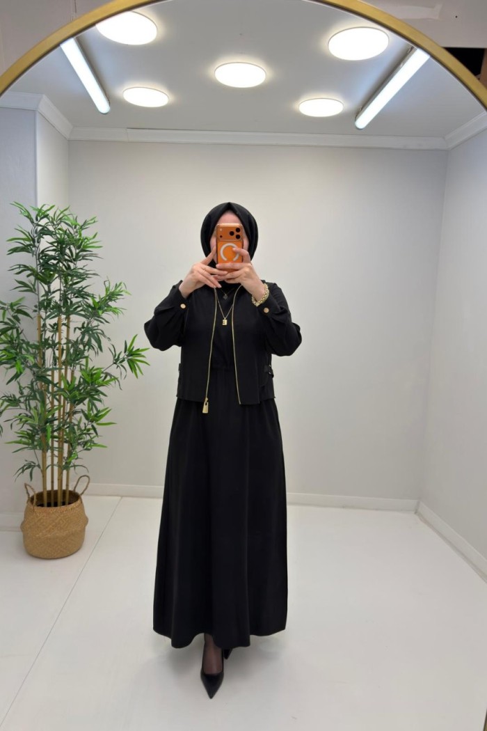 Nehir Elbise Siyah