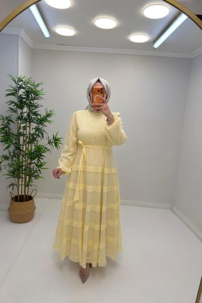 Neva Elbise Sarı