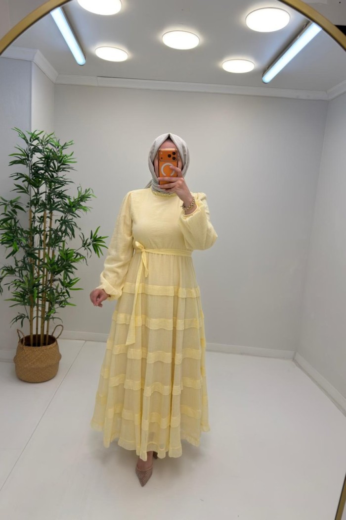 Neva Elbise Sarı