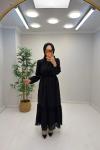 Flora Elbise Siyah