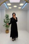 Flora Elbise Siyah