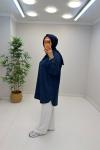 Tensel Kot Gömlek Lacivert