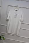 Penye Tshirt İçlik Beyaz