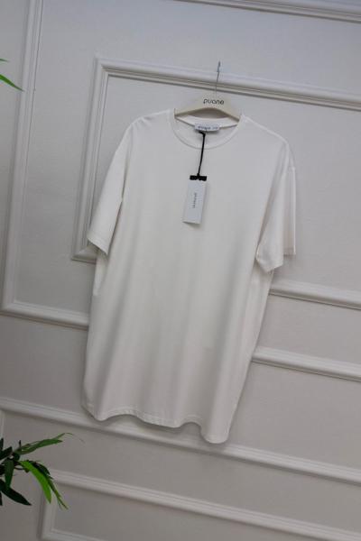 Penye Tshirt İçlik Beyaz