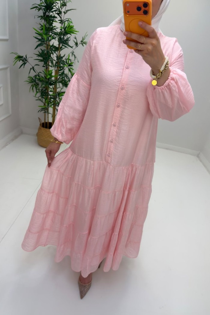Puane Candy Elbise Pembe