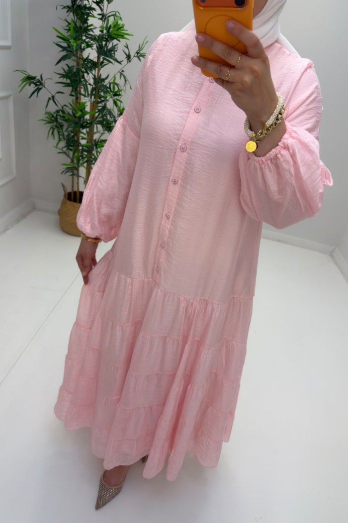Puane Candy Elbise Pembe