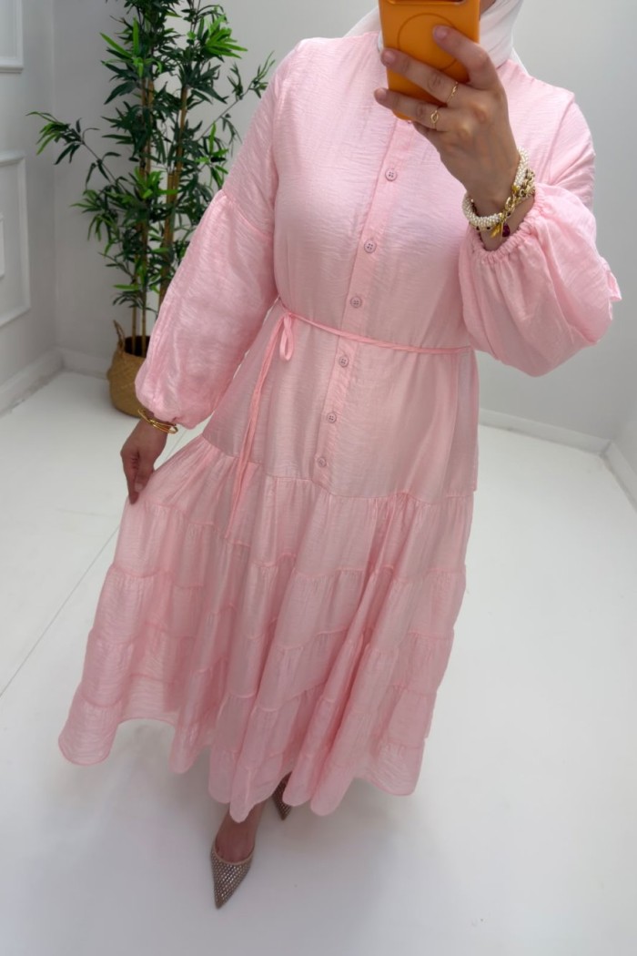 Puane Candy Elbise Pembe