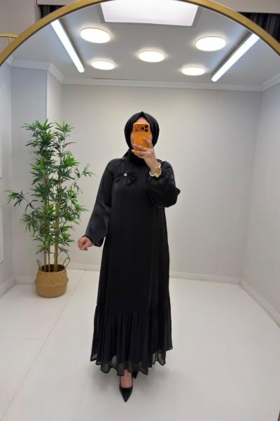Safir Janjan Elbise Siyah