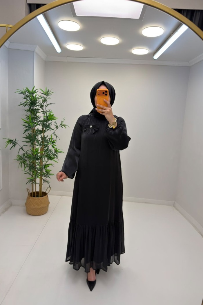 Safir Janjan Elbise Siyah
