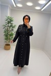 Minel Elbise Siyah
