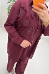 Rima Keten Takım Bordo