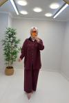 Rima Keten Takım Bordo