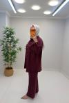 Rima Keten Takım Bordo