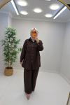 Rima Keten Takım Kahverengi