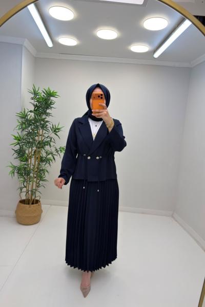 Emma Etekli Takım Lacivert