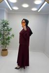 Arven Merserize Etekli Takım Bordo