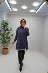 İnci Merserize Tunik Antrasit