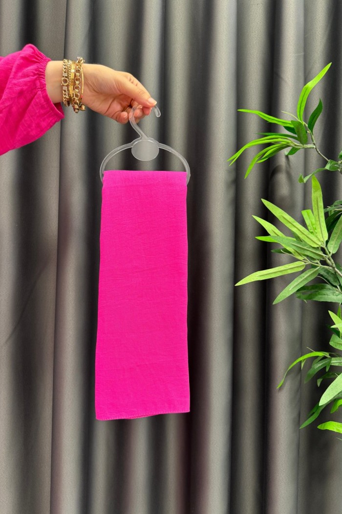 Madam Polo Pamuklu Şal Pembe