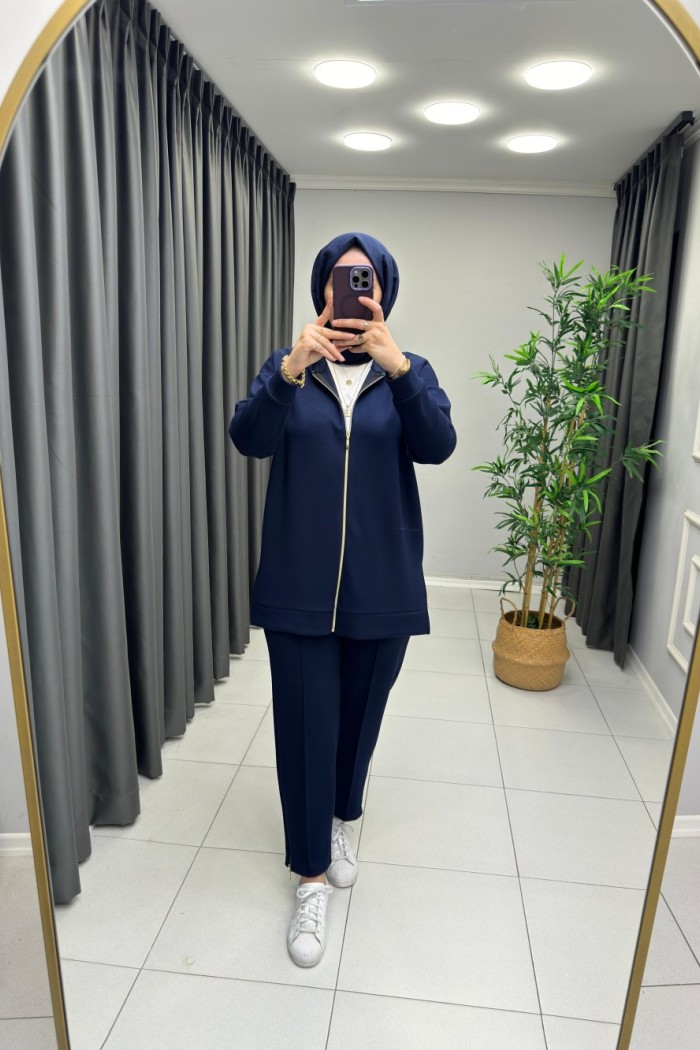 Tina Modal Takım  Lacivert