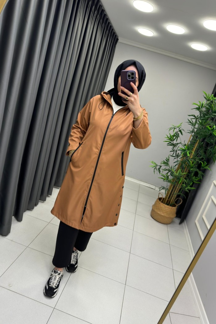 Gross İkoll Yağmurluk Trenç  Tarçın