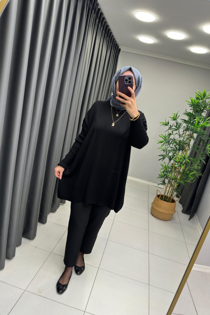 Noor Triko Tunik  Siyah